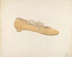 Dorothy Dwin Gallery: Slipper, c. 1941. Creator: Dorothy Dwin