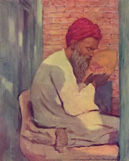 A Slipper-maker, 1903. Artist: Mortimer L Menpes A Slipper-maker, 1903. Artist: Mortimer L Menpes