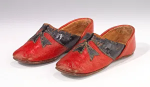 Boyswear Prints: Slippers, American, 1850-75. Creator: Unknown