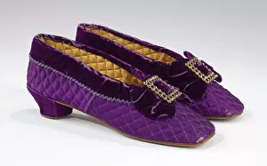 Burt Collection: Slippers, American, 1865-85. Creator: Edwin C. Burt & Co
