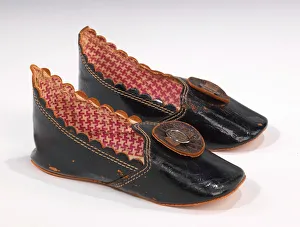 Babywear Prints: Slippers, American, ca. 1872. Creator: Unknown