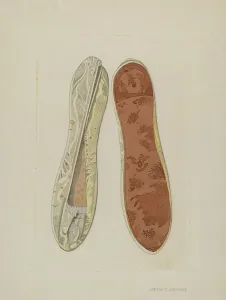 Slippers Prints: Slippers, c. 1940. Creator: Frank S. Browne