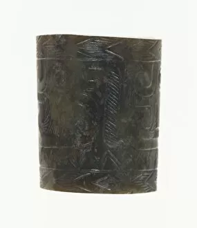 Slit Cylinder (jue), Eastern Zhou period, 7th / 6th century B.C. Creator: Unknown