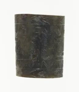 Zhou Dynasty Prints: Slit Cylinder (jue), Eastern Zhou period, 7th / 6th century B. C. Creator: Unknown