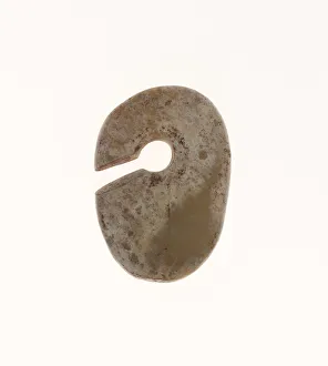Slit Oval Ring (jue), Neolithic period, 5th / 4th millennium B. C. Creator: Unknown