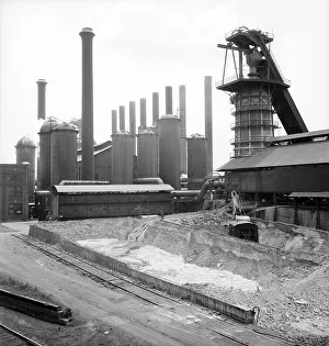 Sloss-Sheffield Steel and Iron Company, Birmingham, Alabama, 1936. Creator: Dorothea Lange