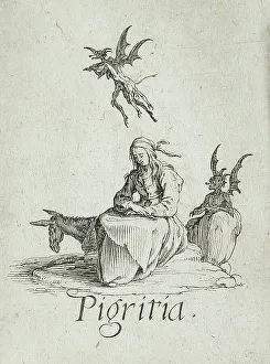 Sins Prints: Sloth, c1621. Creator: Jacques Callot