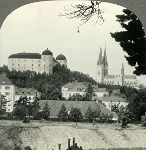 Spire Prints: The Slott and Cathedral, a Striking Skyline View of the University Town of Upsala
