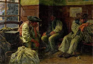 Belongings Prints: Slovak Exiles, 1911. Creator: Milos Slovak