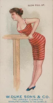 Underwear Collection: Slow Pull Up, from the Gymnastic Exercises series (N77) for Duke brand cigarettes, 1887