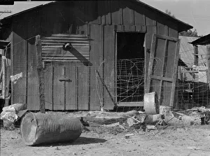 Slums of Brawley, Imperial Valley, California, 1936. Creator: Dorothea Lange