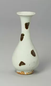 Small Gallery: Small Bottle Vase, Yuan dynasty (1271-1368), first half of the 14th century. Creator: Unknown