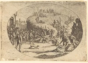 Jerusalem Israel Gallery: The Small Carrying of the Cross. Creator: Jacques Callot