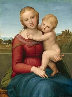 Raphael Gallery: The Small Cowper Madonna, c. 1505. Creator: Raphael