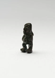 Incan Gallery: Small Female Figure, Possibly a Finial for Pin or Blade, A.D. 1450 / 1532. Creator: Unknown