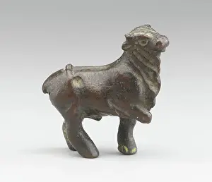 1st Century Ad Prints: Small Figure of a Bull, 1st century. Creator: Unknown