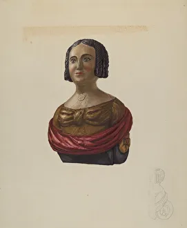 Small Figurehead, 1935 / 1942. Creator: Flora Merchant