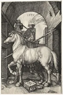 Early 16th Century Prints: The Small Horse, 1505. Creator: Albrecht Dürer (German, 1471-1528)