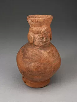 Small Jar in the Form of an Abstract Figure with Modeled Head, 100 B.C. / A.D. 500
