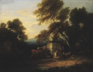 Images Dated 6th July 2021: Small Landscape, ca. 1750-1800. Creator: Unknown