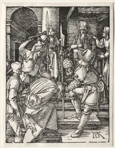 The Small Passion: Christ Before Annas, 1509-1511. Creator: Albrecht Dürer (German The Small Passion: Christ Before Annas, 1509-1511. Creator: Albrecht Dürer (German
