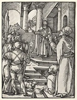 1471 1528 Prints: The Small Passion: Christ Before Pilate