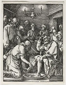 Late 15th Early 16th Century Prints: The Small Passion: Christ Washing St. Peters Feet. Creator: Albrecht Dürer (German