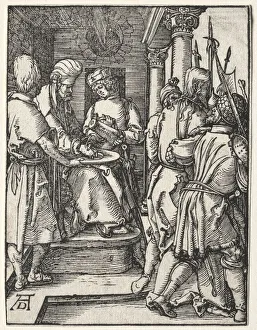 1471 1528 Prints: The Small Passion: Pilate Washing His Hands