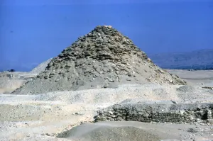Near Cairo Prints: Small Pyramid near Step Pyramid of Djoser, Saqqara, Egypt, c2600 BC. Artist: Imhotep
