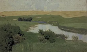 Isaak Ilyich 1860 1900 Gallery: Small River Istra, 1885-1886. Artist: Levitan, Isaak Ilyich (1860-1900)