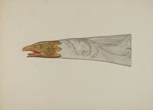 Small Ships Billet Head, c. 1939. Creator: Alfred H. Smith