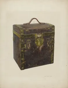 Small Square Trunk, c. 1940. Creator: Regina Henderer
