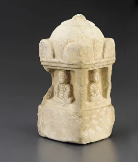 Chedi Prints: Small stupa, Period of Division, 557-581. Creator: Unknown