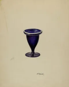 Paul Ward Prints: Small Vase, c. 1938. Creator: Paul Ward