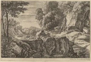 The Small Waterfall. Creator: Herman van Swanevelt