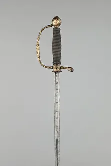 Smallsword Prints: Smallsword for a Child, France, c. 1670. Creator: Unknown