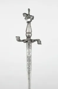 Steel Alloy Prints: Smallsword, Nuremberg, Crossguard and Pommel: c. 1650 Blade: early 18th century Grip: c