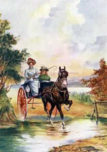 Blinkers Gallery: A Smart Turn-out, 1902. Artist: Arthur JC Rolfe