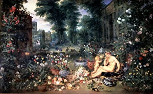 The Smell, 1617, oil by Jan Brueguel