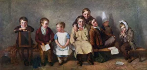 Dressing Up Prints: The Smile, 1842, (1912). Artist: Thomas Webster