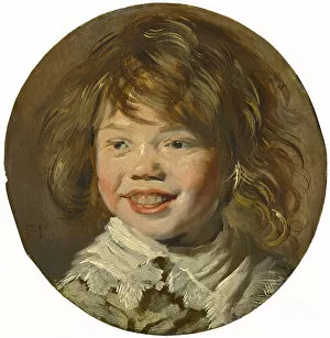 The Mauritshuis Gallery: Smiling boy, ca 1625. Creator: Hals, Frans I (1581-1666)