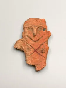 10th Century Bc Prints: Smiling Figurine, c. 1000-300 B. C. Creator: Unknown