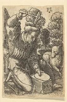 Dirck Collection: The Smith, 1520-25. Creator: Dirck Vellert
