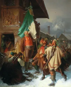 Private Collectionhistory Painting Prints: The Smith of Kochel, c1856. Creator: Sporrer, Philipp (1829-1899)
