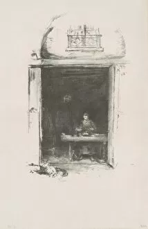 View Through Gallery: The Smith, Passage du Dragon, 1894. Creator: James Abbott McNeill Whistler