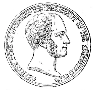 Smithfield Club Prints: The Smithfield Club Medal: reverse, 1862. Creator: Unknown