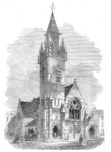 Demolished Prints: The Smithfield Martyrs Memorial Church, 1871. Creator: Unknown