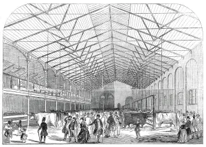 Cattle Market Prints: The Smithfield Prize Cattle Show, 1845. Creator: Unknown