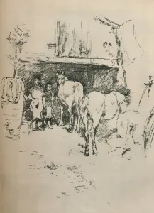 Studio Volume 95 Prints: The Smiths Yard, 1895. Artist: James Abbott McNeill Whistler