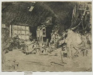 1834 1903 Prints: The Smithy. Creator: James McNeill Whistler (American, 1834-1903)